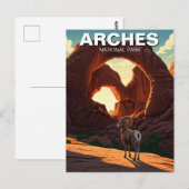 Bighorn Sheep Moab Utah Arches Nationaal Park Briefkaart (Voorkant / Achterkant)