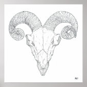 Bighorn Sheep Print (groot) (Voorkant)