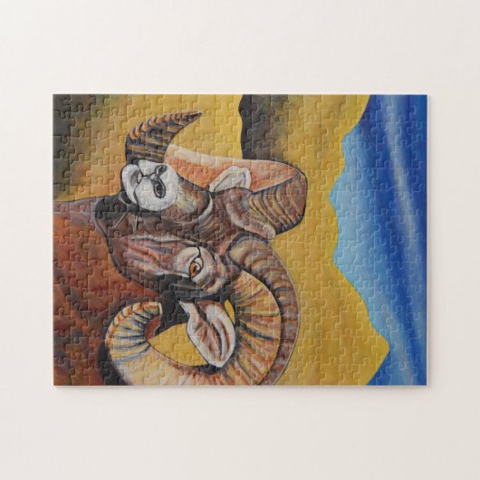Bighorn Sheep puzzle Legpuzzel (Horizontaal)