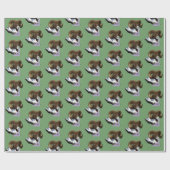 Bighorn Sheep Ram Green Mountains Cadeaupapier (Vlak)