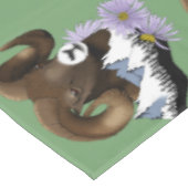Bighorn Sheep Ram Green Mountains Tafelkleed (Gekanteld)