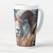 Bighorn Sheep Ram Latte Mok (Rechterhoek)
