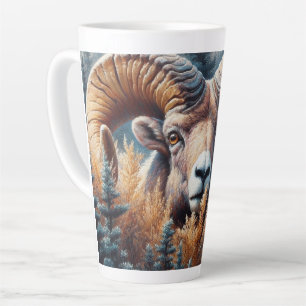 Bighorn Sheep Ram Latte Mok