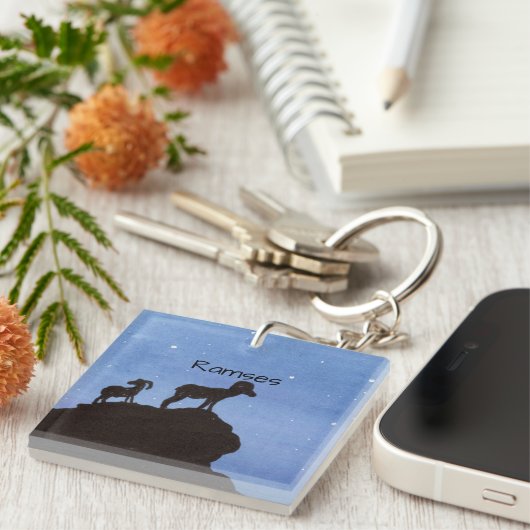 Bighorn Sheep Sleutelhanger (Voorkant Rechts)