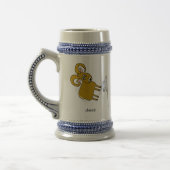Bighorn Sheep Stein Bierpul (Links)