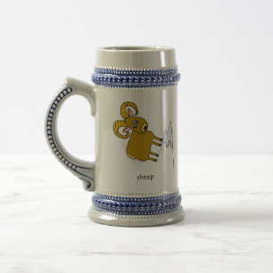 Bighorn Sheep Stein Bierpul