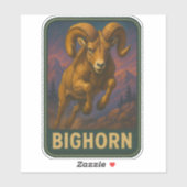 Bighorn Sheep Sticker (Vel)
