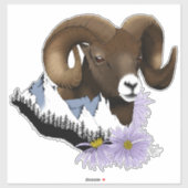Bighorn Sheep Sticker (Vel)