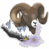 Bighorn Sheep Sticker (Voorkant)
