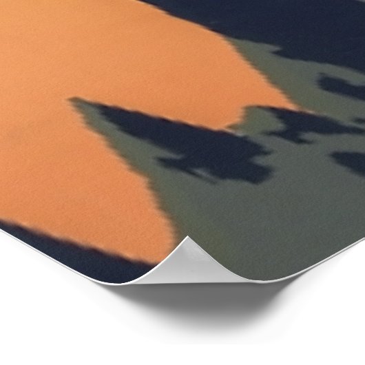 Bighorn Sheep Sunset Poster (Hoek)