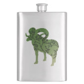 Bighorn Sheep Tree Flacon (Voorkant)