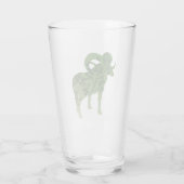 Bighorn Sheep Tree Glas (Achterkant)