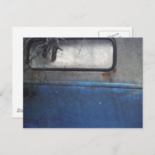 Bight Blue en witte vrachtwagen Briefkaart (Voorkant / Achterkant)