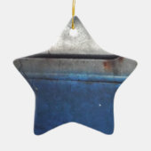 Bight Blue en witte vrachtwagen Keramisch Ornament (Voorkant)