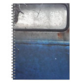 Bight Blue en witte  vrachtwagen Notitieboek (Voorkant)