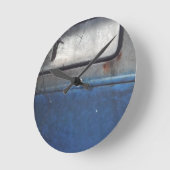 Bight Blue en witte  vrachtwagen Ronde Klok (Hoek)