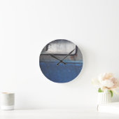 Bight Blue en witte  vrachtwagen Ronde Klok (Huis)