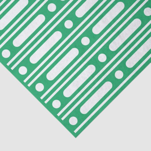 Bight Green Bone Inlay Dot Border Decoupage Pape Tissuepapier (Detail)