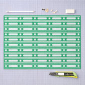Bight Green Bone Inlay Dot Border Decoupage Pape Tissuepapier (Craft)