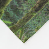 Bigleaf Maple Trees & Ferns | Staat Washington Fleece Deken (Hoek)