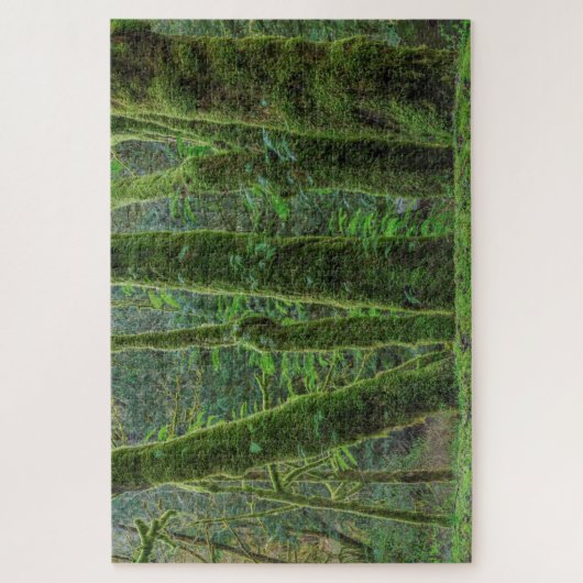 Bigleaf Maple Trees & Ferns | Staat Washington Legpuzzel (Verticaal)