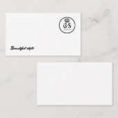 Biglietto da visita De prachtige stijl Visitekaartje (Voorkant / Achterkant)