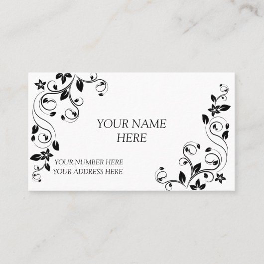 biglietto da visita visitekaartje (Voorkant)