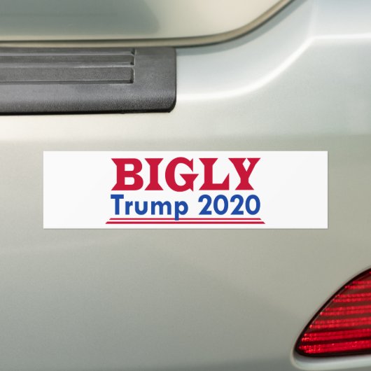 BIGLY Bumpersticker (Op auto)