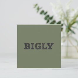 BIGLY PARTY UITNODIGING