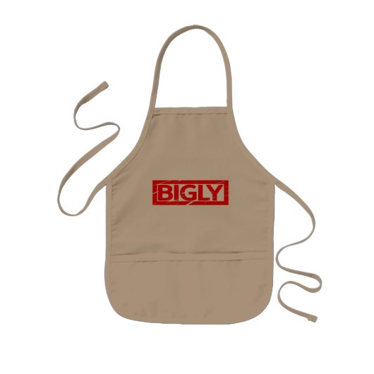 Bigly Stamp Kinder Schort (Voorkant)