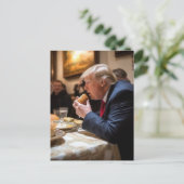 Bigly Stollen Brood Trump Joke Briefkaart (Staand voorkant)