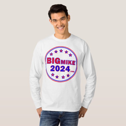 BigMike2024: Mannen met lange mouwen T-shirt (Voorkant volledig)