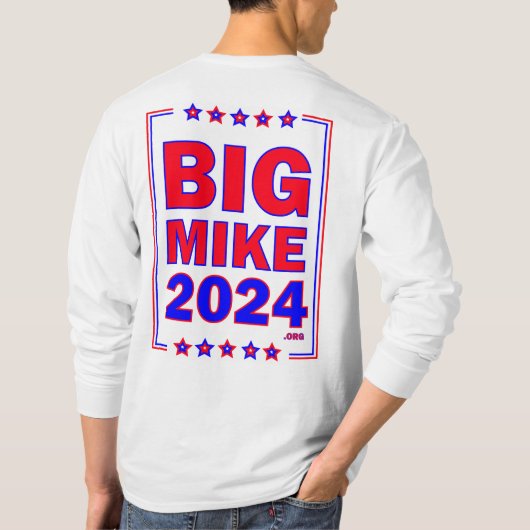 BigMike2024: Mannen met lange mouwen T-shirt (Achterkant)