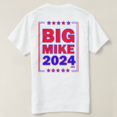 BigMike2024: Mannen T-shirt (Design achterkant)