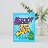 BIGOT Was de Hate weg! [briefkaart] Briefkaart (Staand voorkant)