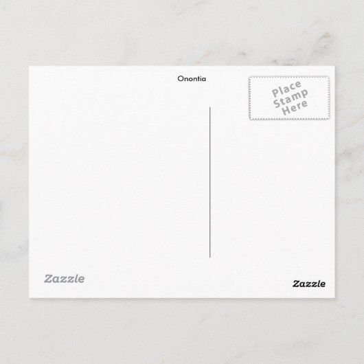 "Bigoudène crêpes time" briefkaart (Achterkant)