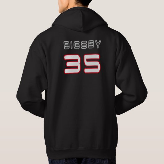 Bigsby - Gepersonaliseerd Hoodie (Achterkant)