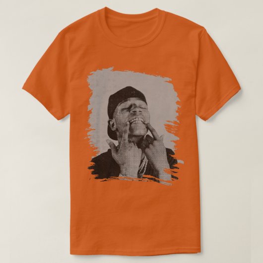 Bigscarr Retro-poster T-shirt (Design voorkant)