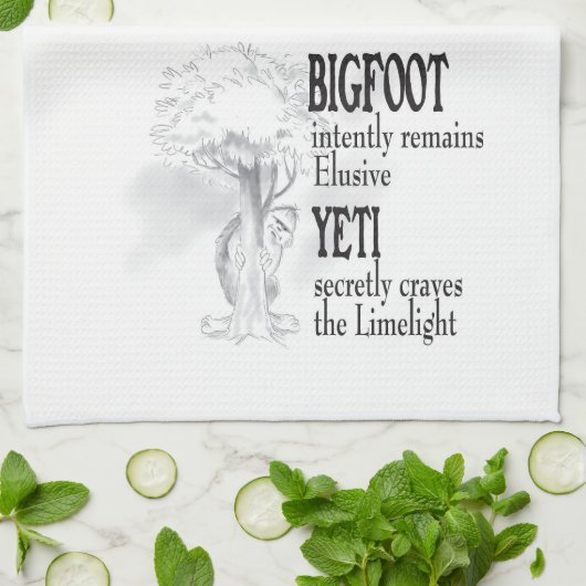 Bigvoetdoek Theedoek (Gevouwen)