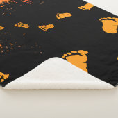 Bigvoetsporen bij zonsondergang sherpa deken (3/4)