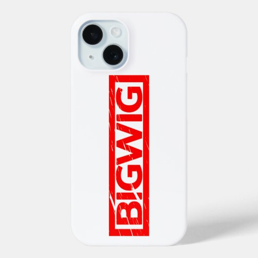 Bigwig Stamp Case-Mate iPhone Case (Achterkant)