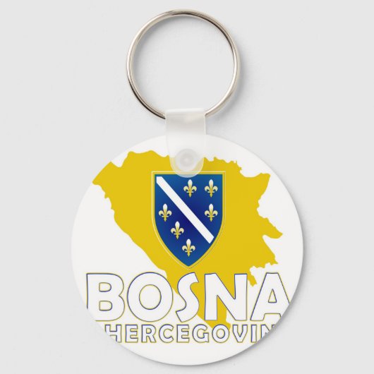 BiH Map Sleutelhanger (Voorkant)