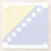 BiH Vlag Onderzetter (Achterkant)