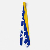 BiH Vlag Onderzetter Stropdas (Achterkant)