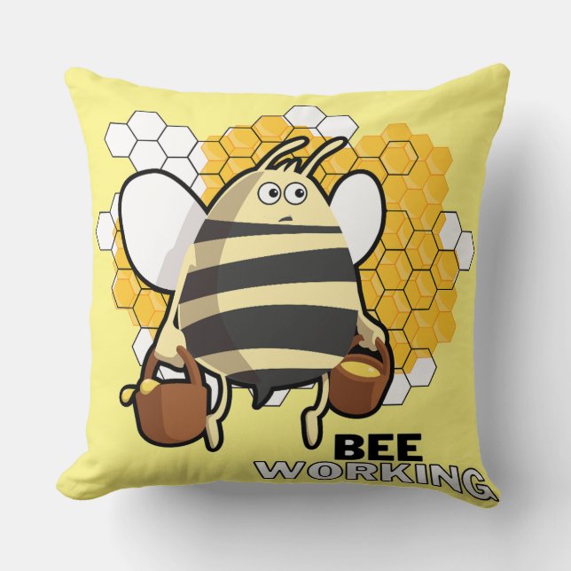 bij aan het werk kussen (Voorkant)