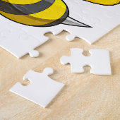 Bij als bodybuilder legpuzzel (Zijkant)