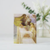 Bij Aphrodite's Cradle by Sir Lawrence Alma Tadema Briefkaart (Staand voorkant)