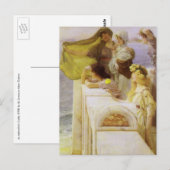 Bij Aphrodite's Cradle by Sir Lawrence Alma Tadema Briefkaart (Voorkant / Achterkant)
