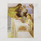 Bij Aphrodite's Cradle by Sir Lawrence Alma Tadema Briefkaart (Voorkant)