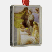 Bij Aphrodite's Cradle by Sir Lawrence Alma Tadema Metalen Ornament (Rechts)